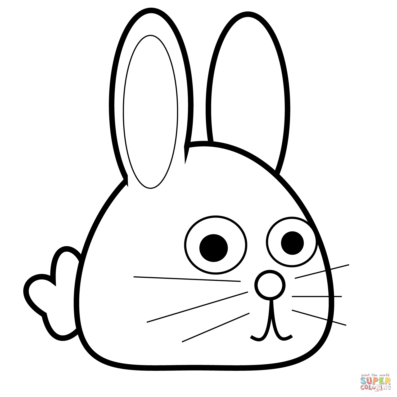1500x1500 Spring Bunny Coloring Page Free Printable Coloring Pages