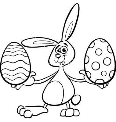 380x400 Easter Bunny Cartoon Drawings Happy Easter 2018