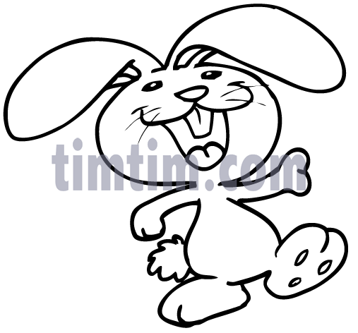 507x472 Free Drawing Of Bunny Rabbit Bw4 From The Category Pets