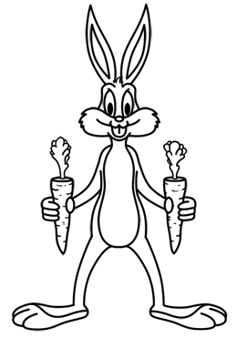 260x371 Bugs Bunny Cartoon Drawings Movie Cartoon Drawings
