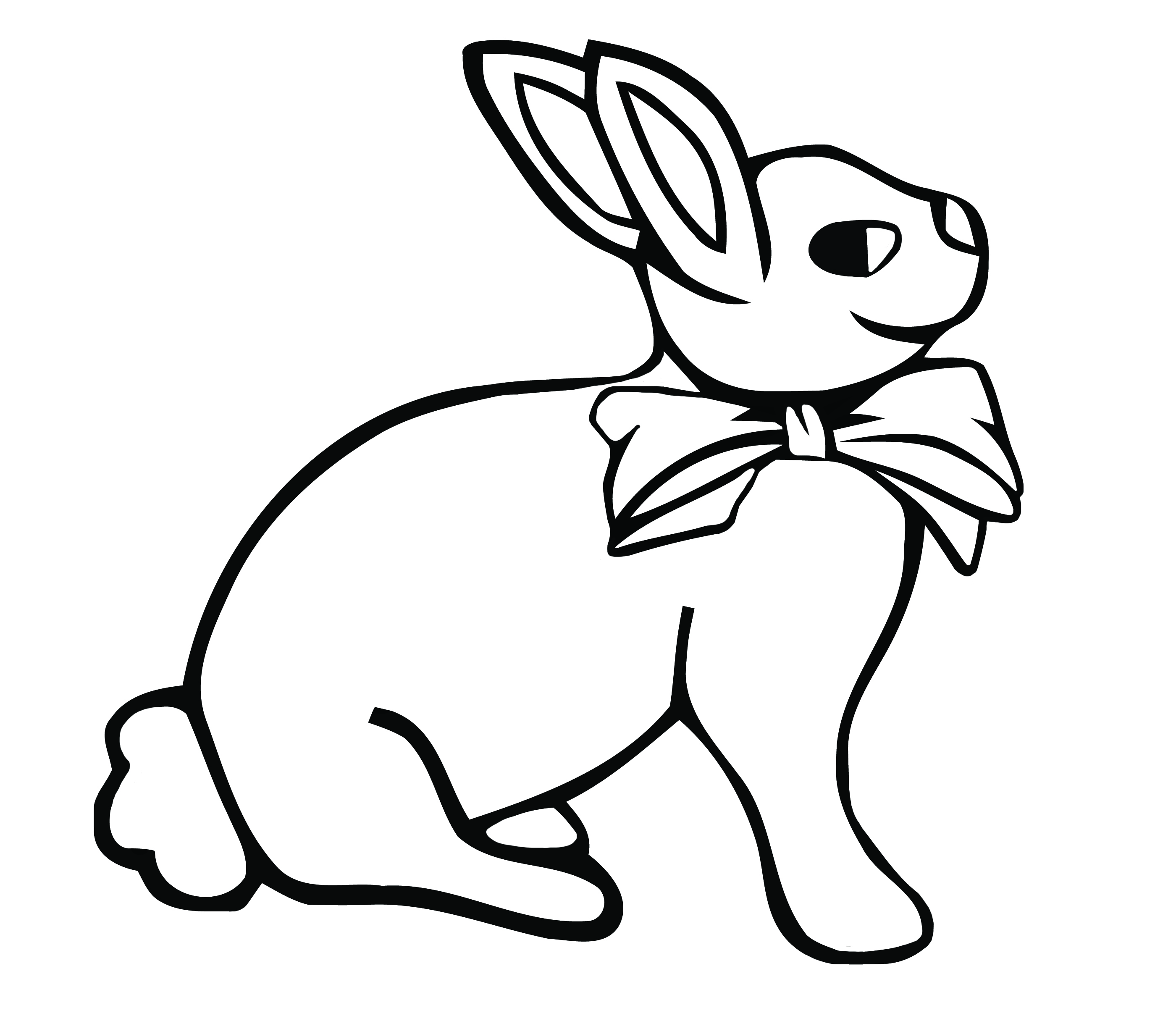 2800x2450 Bunny Drawing For Kids Kids Coloring