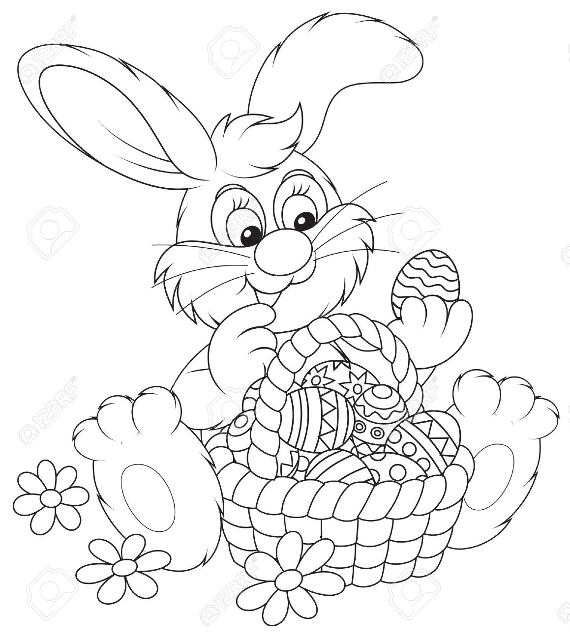 1159x1300 Modest Easter Bunny Drawings Top Gallery Ideas