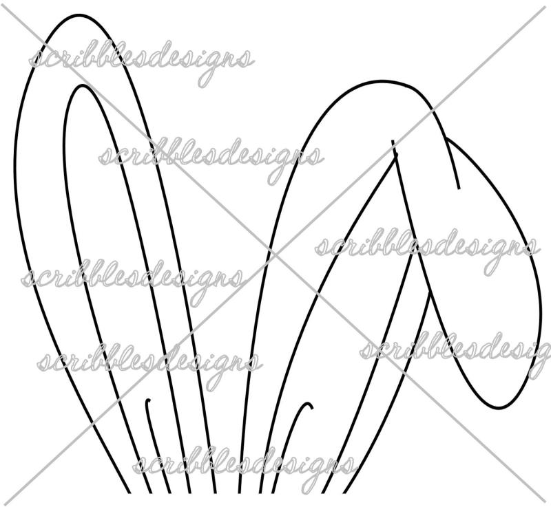 800x737 Easter Bunny Ears Clipart