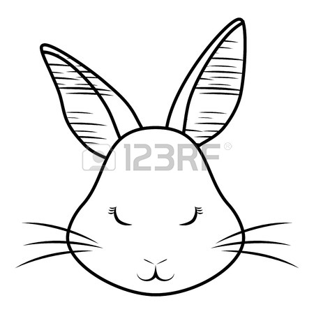 450x450 Easter Bunny Face Vector Stock Photos. Royalty Free Easter Bunny