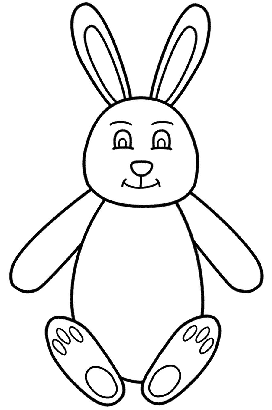 900x1354 Easter Bunny Line Drawing Hd Easter Images