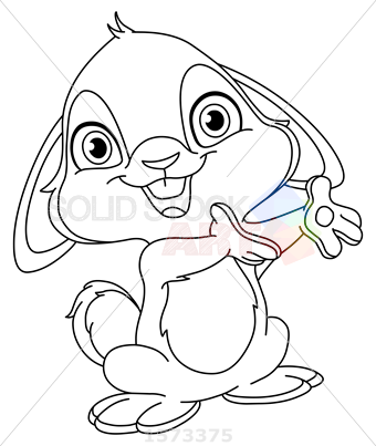 340x403 Stock Illustration Of Black Outline Drawing Of Cartoon Cute Baby