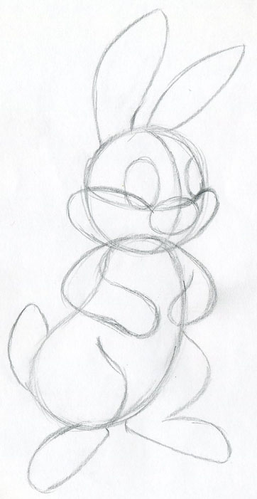 362x701 Let's Draw Cartoon Rabbit. Easy To Follow Tutorial.