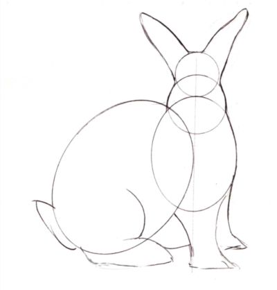 400x418 Hop To It And Learn To Draw A Bunny Rabbit With These Easy Steps