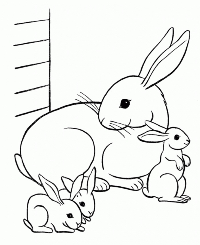 700x856 Printable Rabbit Coloring Pages Coloring Me
