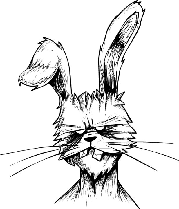 617x720 Bunny Rabbit By Peri Jay