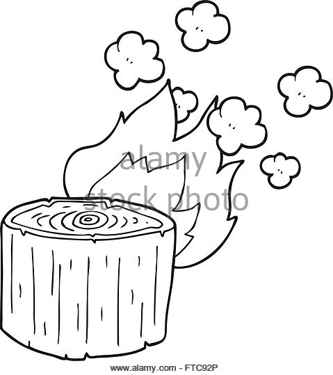 479x540 Freehand Drawn Cartoon Burning Tree Stock Photos Amp Freehand Drawn