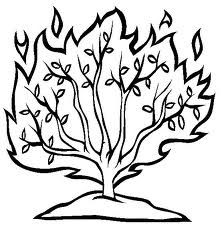 222x227 Make A Joyful Color Moses The Burning Bush Bible Moses