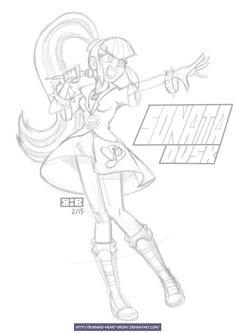 751x1064 Rockin Sonata Dusk Penciled By Burning Heart Brony