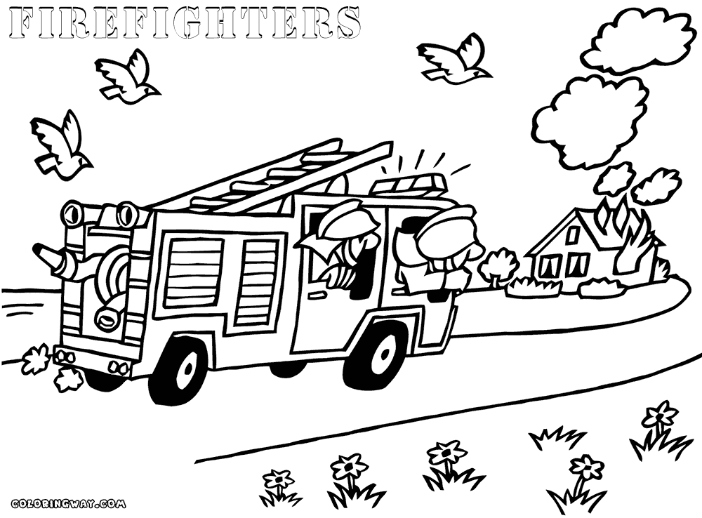 1000x738 Firefighter Coloring Pages Coloring Pages To Download And Print