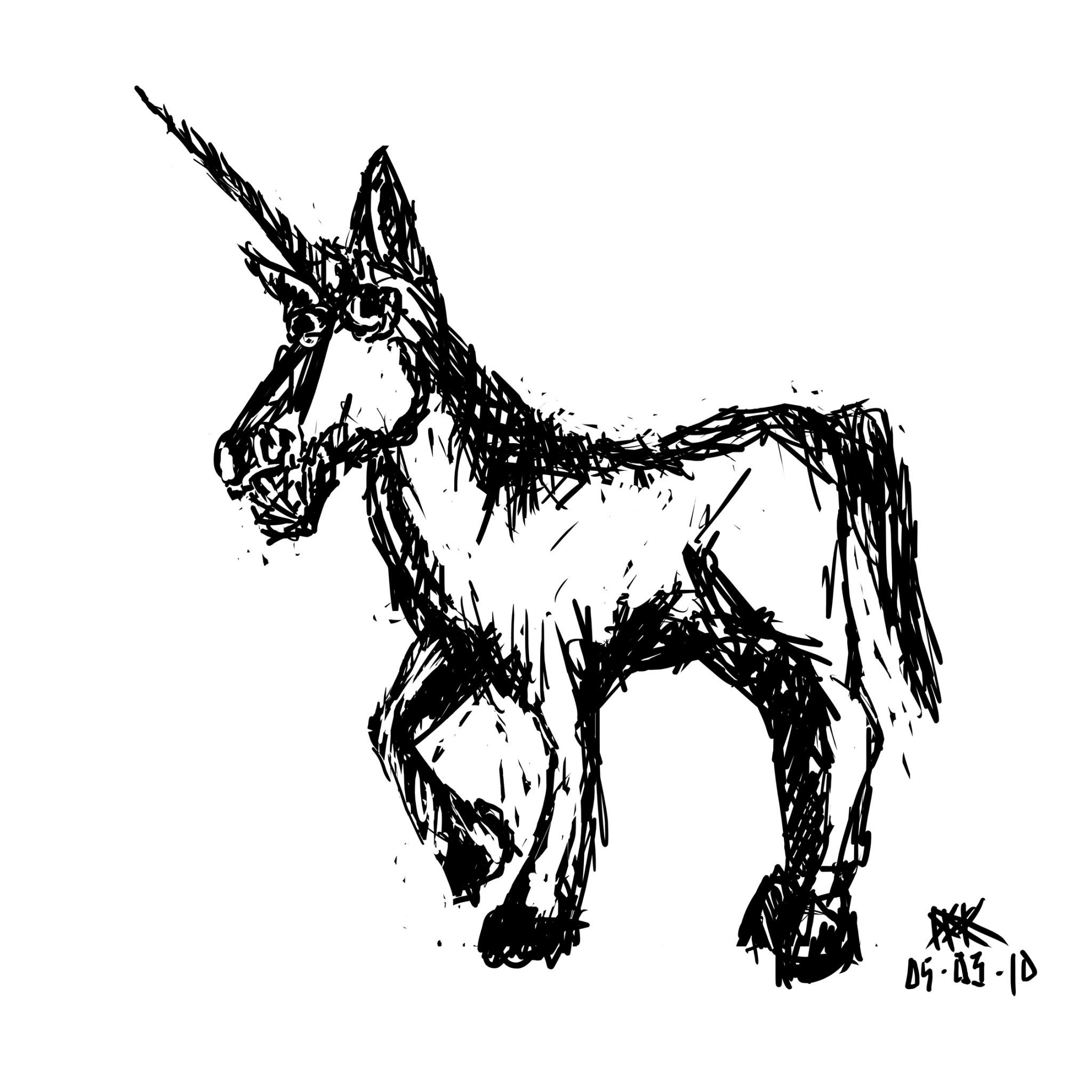 2048x2048 Unicorn 1 10,000 Bad Drawings