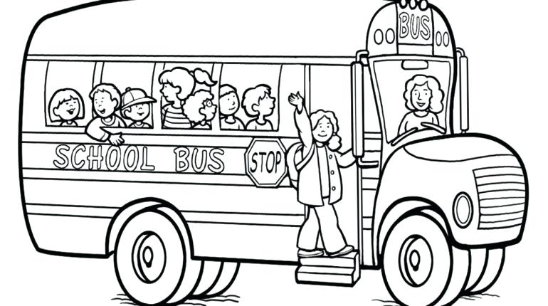 770x430 Free Printable School Bus Coloring Pages Archives With Kids Best