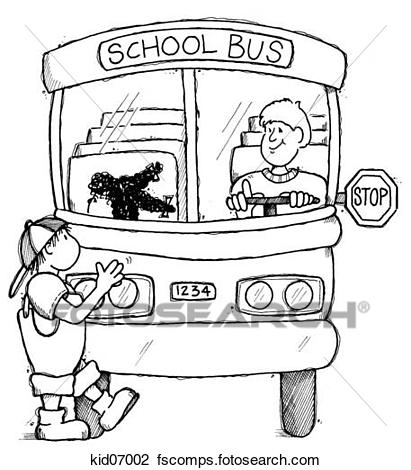 411x470 Front Of School Bus Drawing