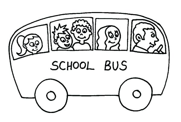 600x405 School Bus Coloring Page 74 As Well As Printable School Bus