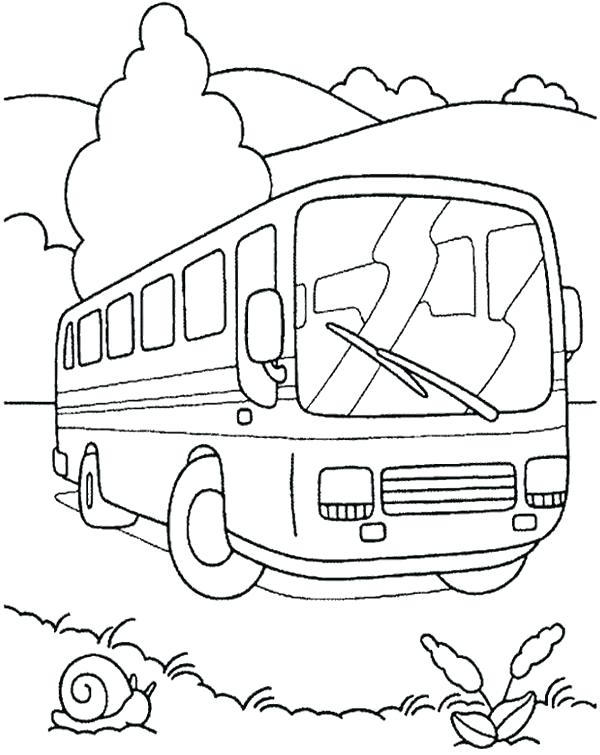 600x755 Coloring Picture Of A Bus Simple Bus Coloring Pages Coloring