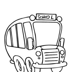 300x300 School Bus Driver Coloring Page Clipart Panda