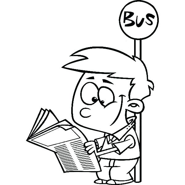 600x600 Free Printable Stop Sign Coloring Page Pages Photo Gallery O Bus