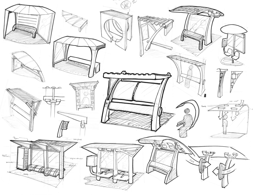 Bus Stop Drawing at GetDrawings | Free download