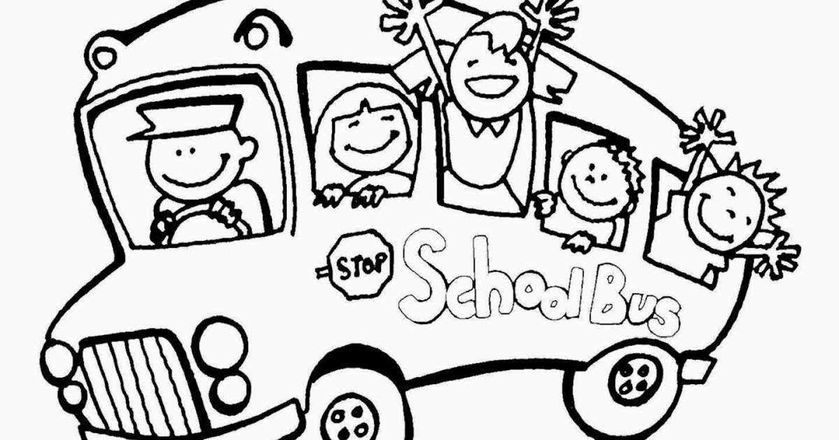 1200x630 School Bus Pictures To Color Free Coloring Pictures
