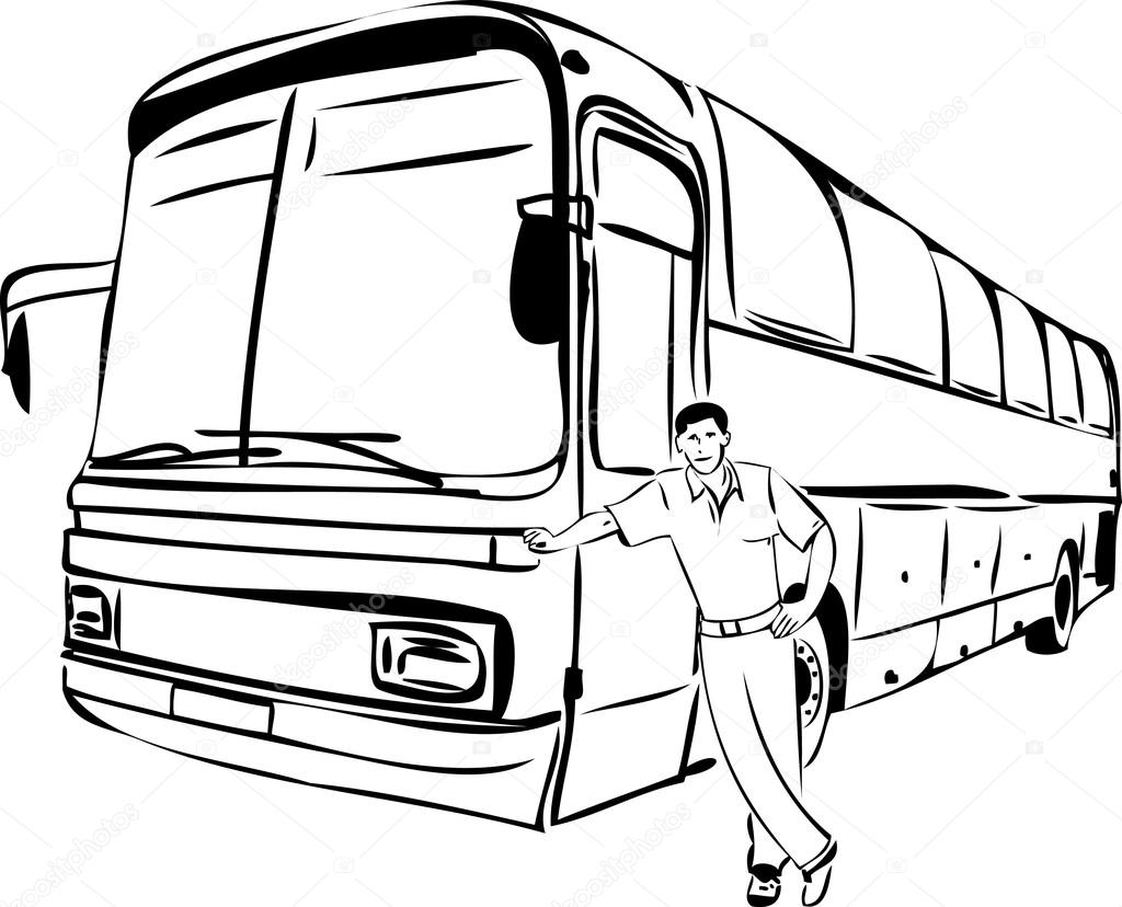 1024x828 Bus Driver Stock Vectors, Royalty Free Bus Driver Illustrations