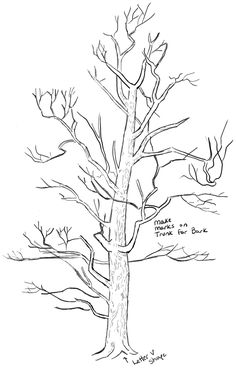 236x369 Tree Drawing With Branches Tree Drawing With Branches How
