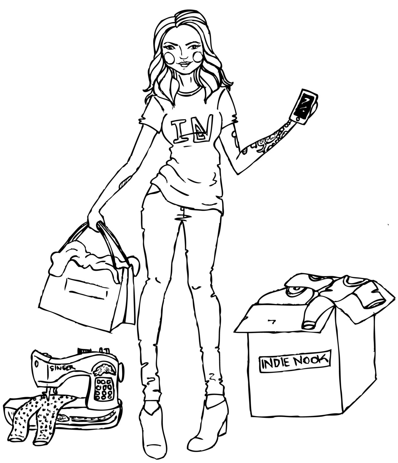 1291x1500 Blog Portrait Logo Portrait Business Card By Paperwhimsyshop