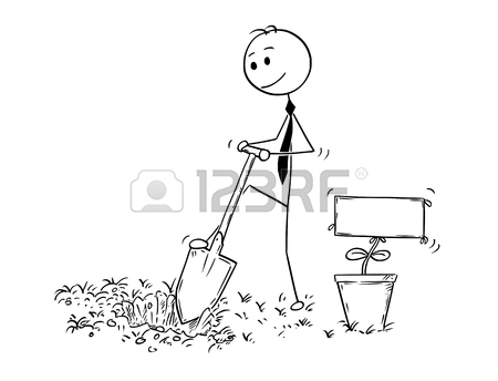 450x344 Cartoon Stick Man Drawing Conceptual Illustration Of Businessman