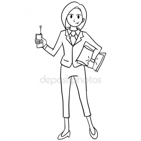 450x450 Attractive Man With Glasses And Scarf In Fashion Suit. Hand Draw