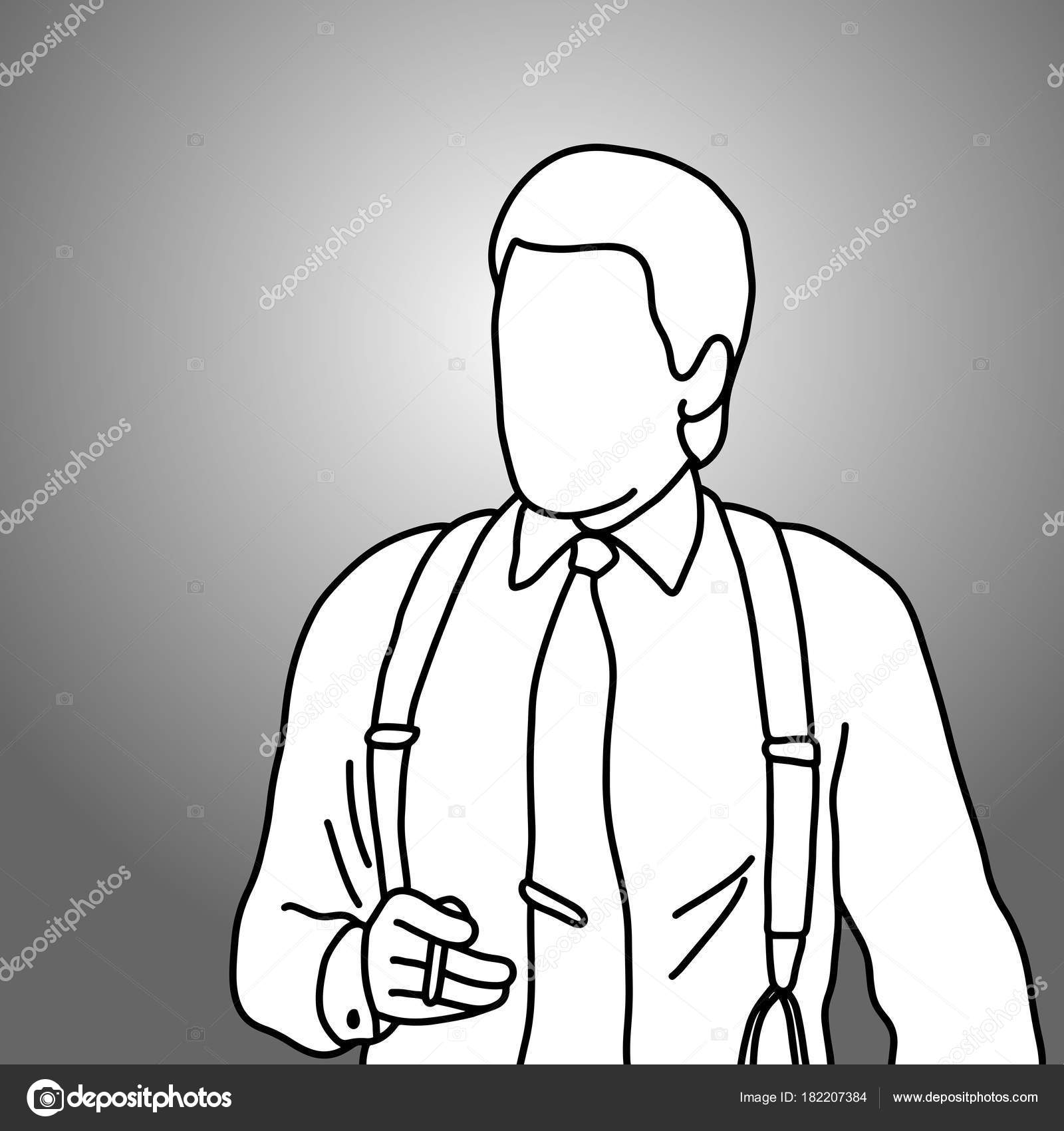 1600x1700 Businessman Holding Cigarette On His Right Hand Vector