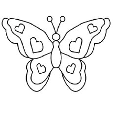 230x230 Top 50 Free Printable Butterfly Coloring Pages Online