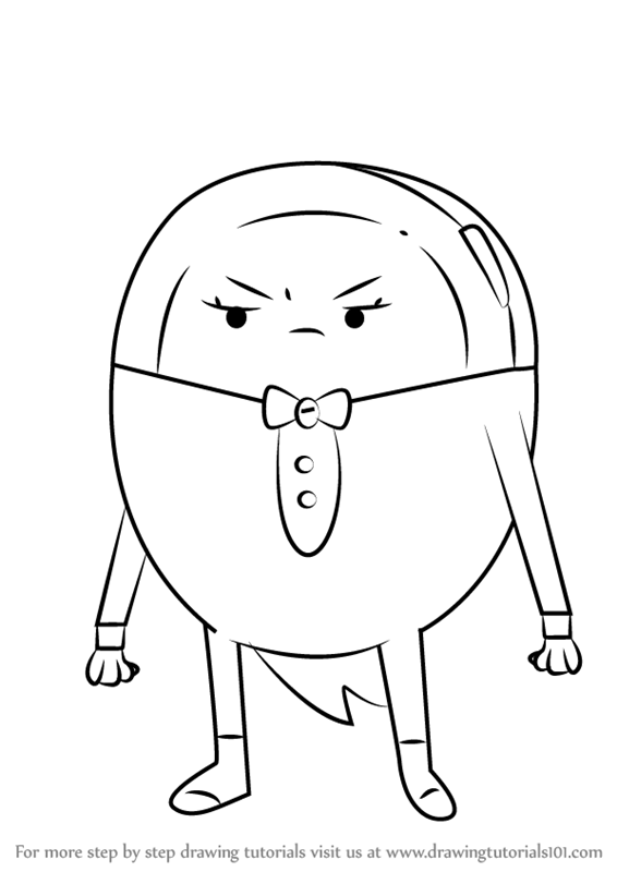 566x800 Learn How To Draw Butterscotch Butler From Adventure Time