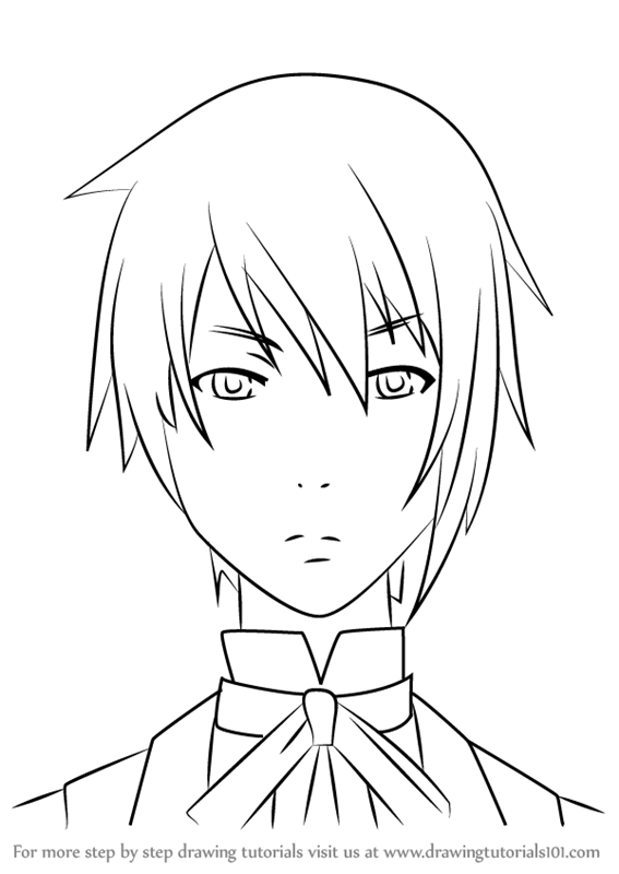 567x800 Learn How To Draw Canterbury From Black Butler (Black Butler) Step