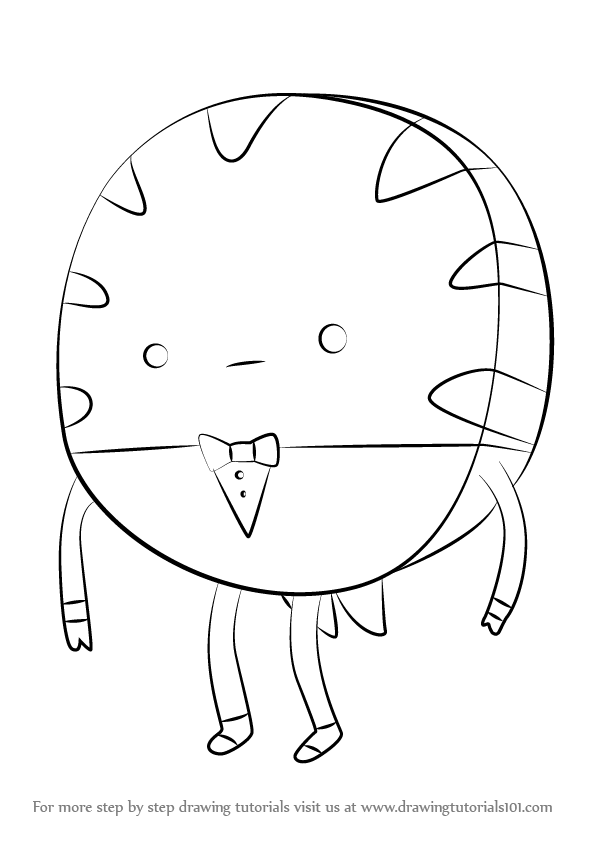 596x843 Learn How To Draw Peppermint Butler From Adventure Time (Adventure