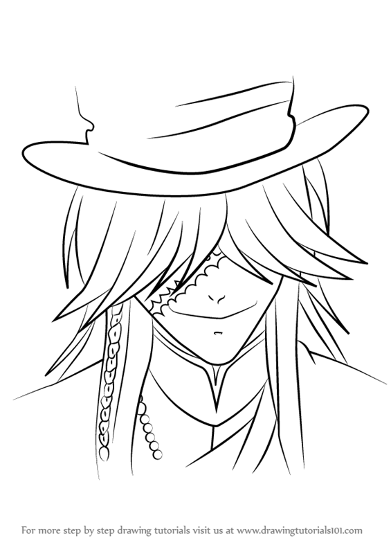 565x800 Learn How To Draw Undertaker From Black Butler (Black Butler) Step