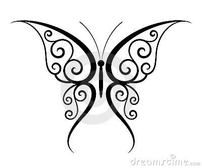 400x333 Butterfly Stencils Printable Butterfly Tattoo Photo Spiderpic