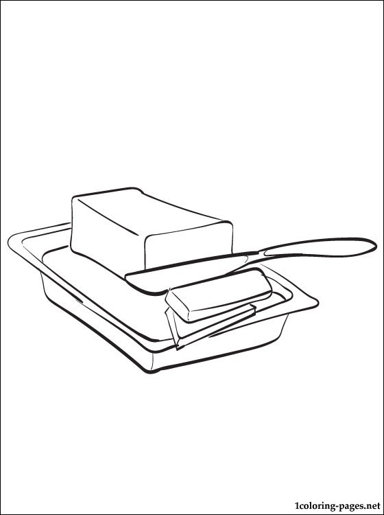 560x750 Butter Coloring Page Coloring Pages
