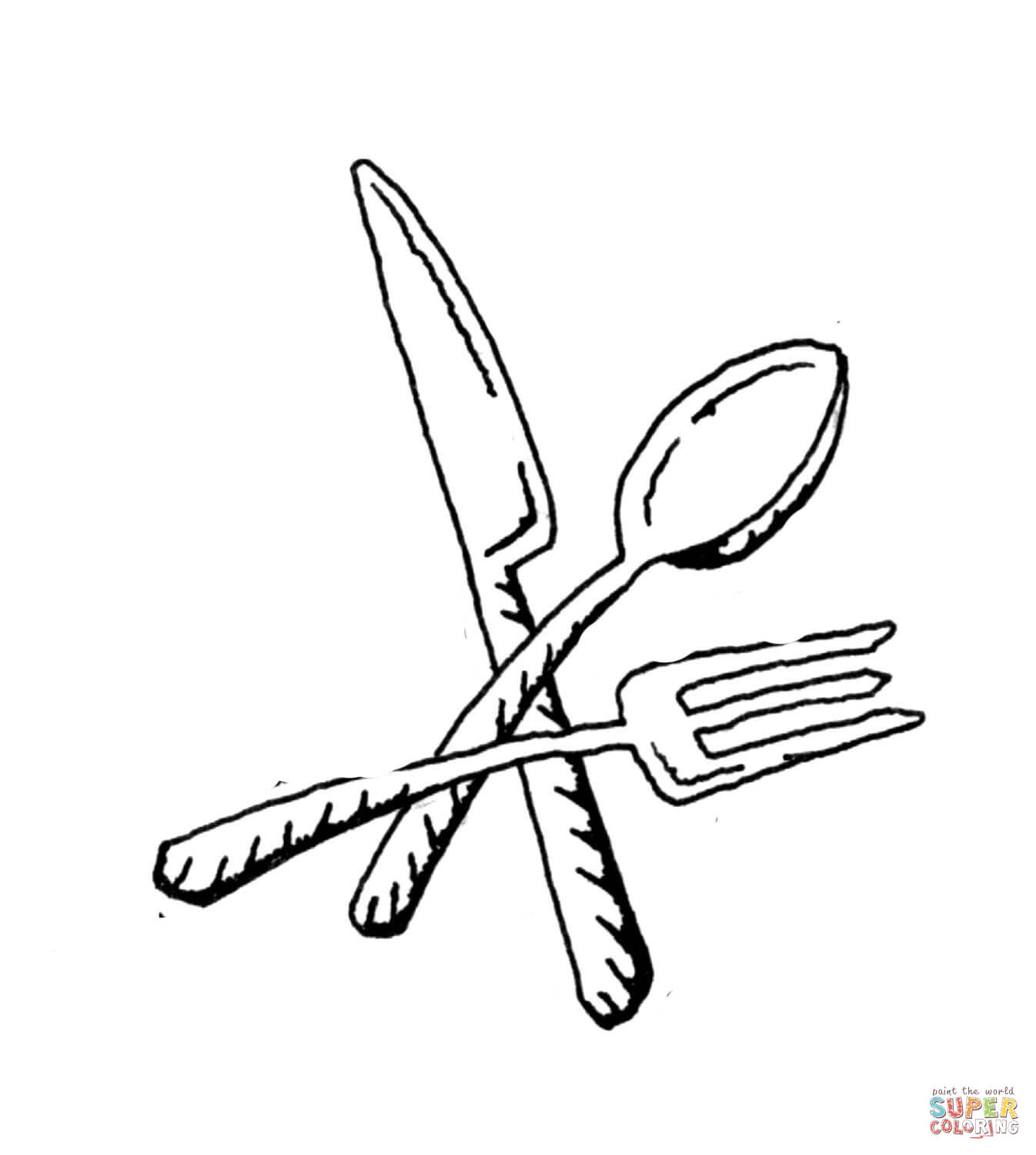 1346x1500 Fork Coloring Page Free Printable Coloring Pages