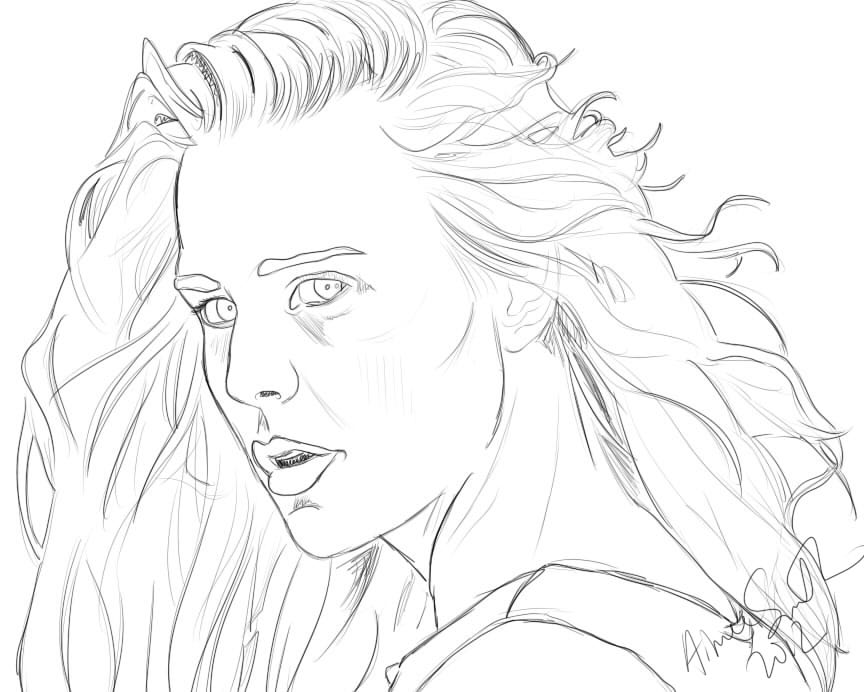 864x692 Buttercup Commission Sketch By Luscyart