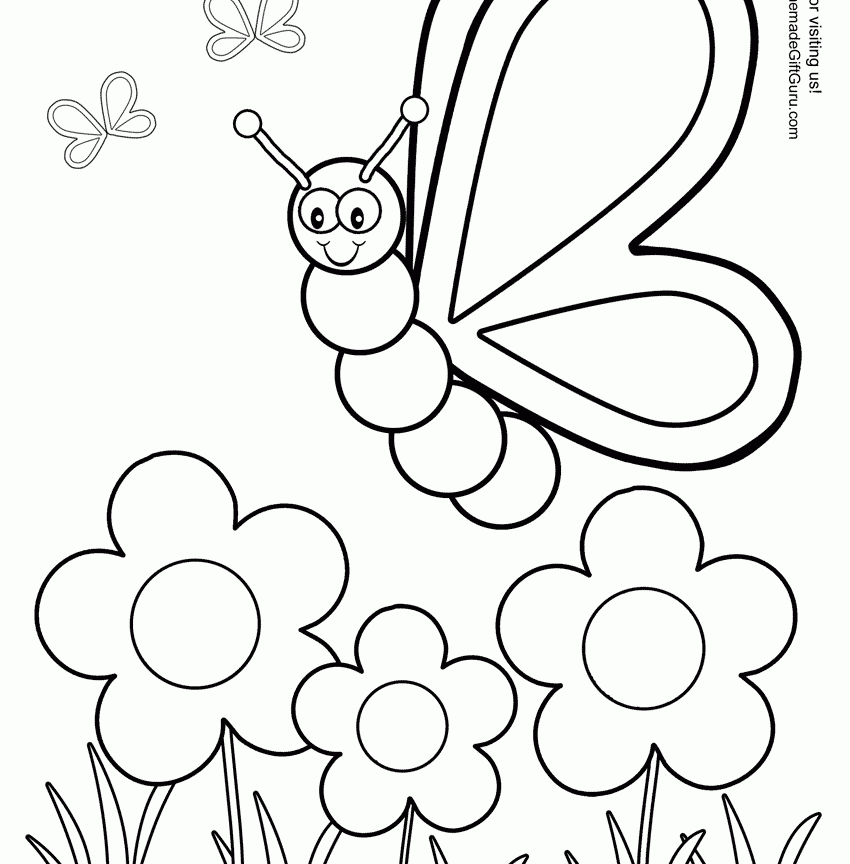 Butterflies For Kids Drawing at GetDrawings | Free download