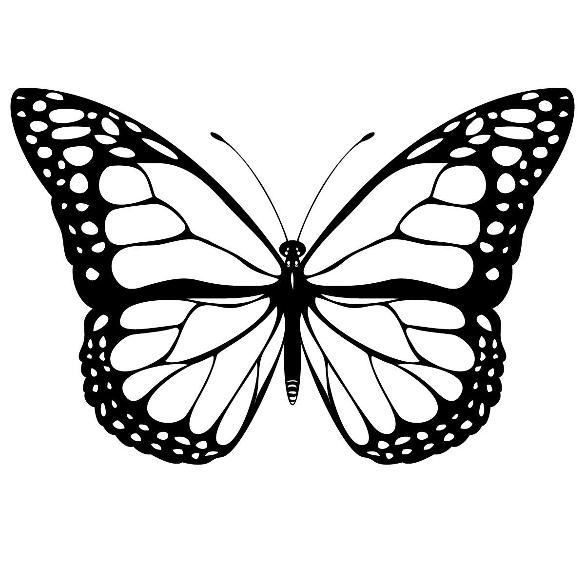 1200x1200 Butterfly Coloring Sheets Printables Free Printable Butterfly