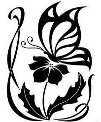 205x246 Tribal Drawings Of Roses Tribal Butterfly And Flower Drawing