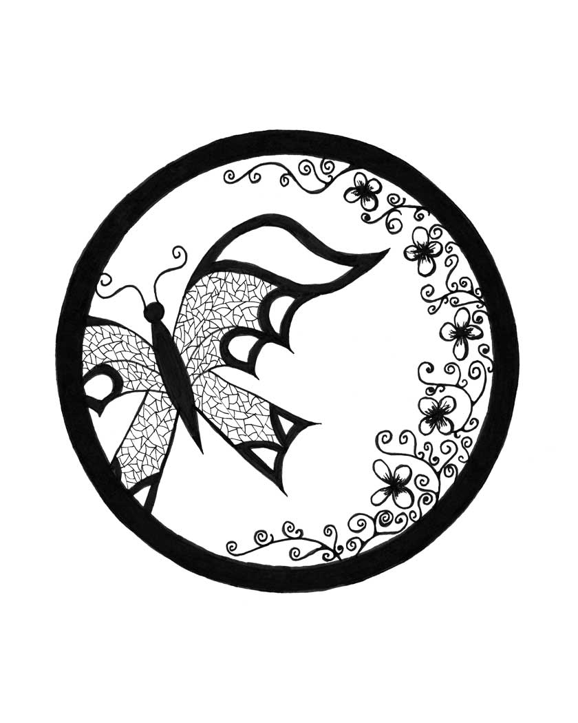 840x1050 Butterfly Drawing Archives