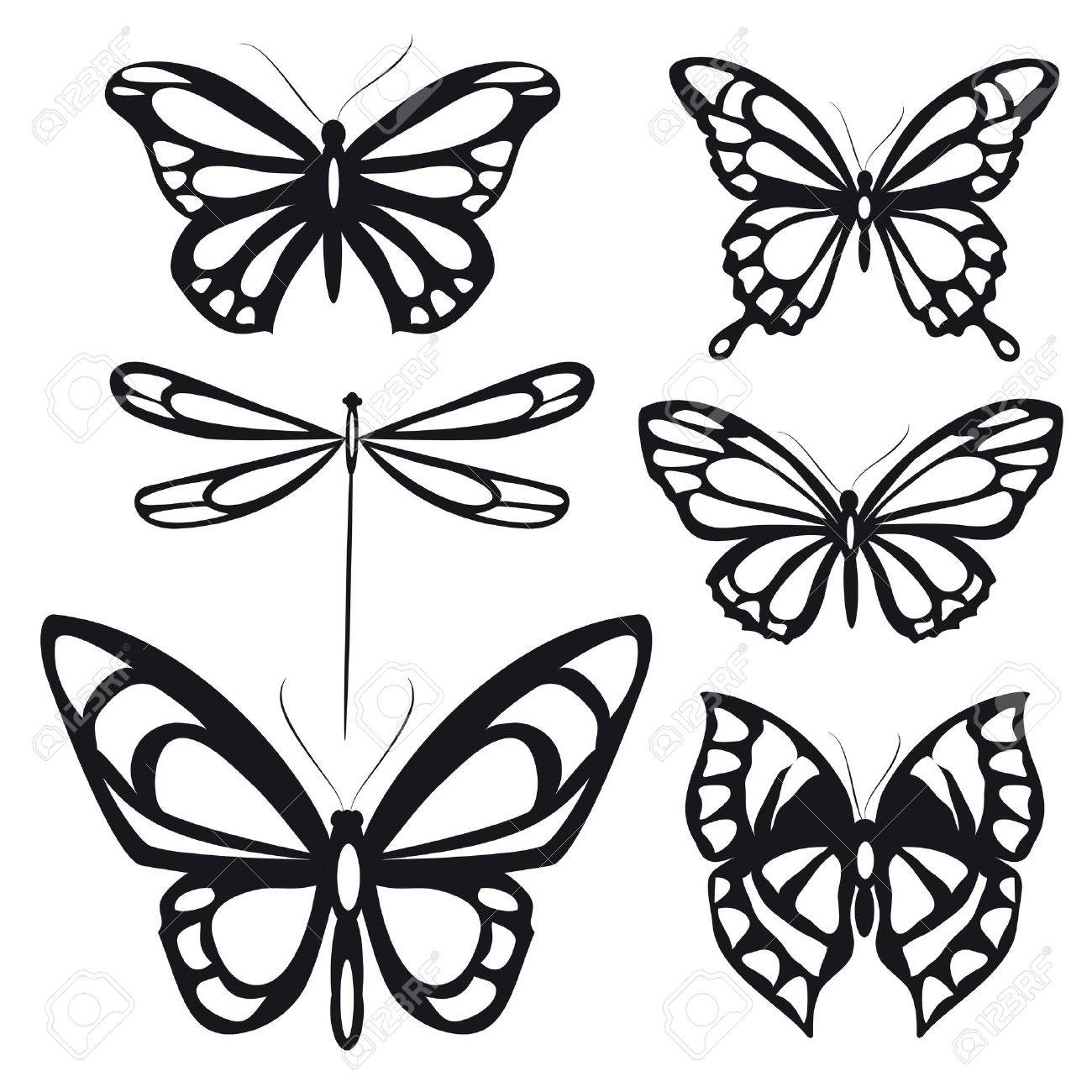Butterfly Design Drawing at GetDrawings | Free download