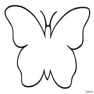 400x400 White Butterfly Clipart Butterfly Black And White Animals Clipart