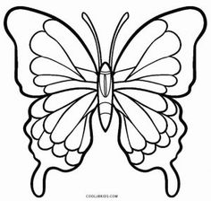 236x224 Free Butterfly Coloring Pages Kid Crafts