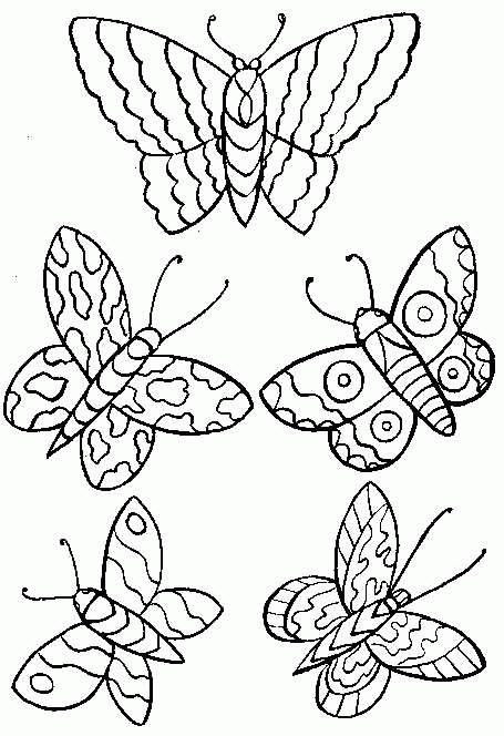 455x664 Kids N 56 Coloring Pages Of Butterflies